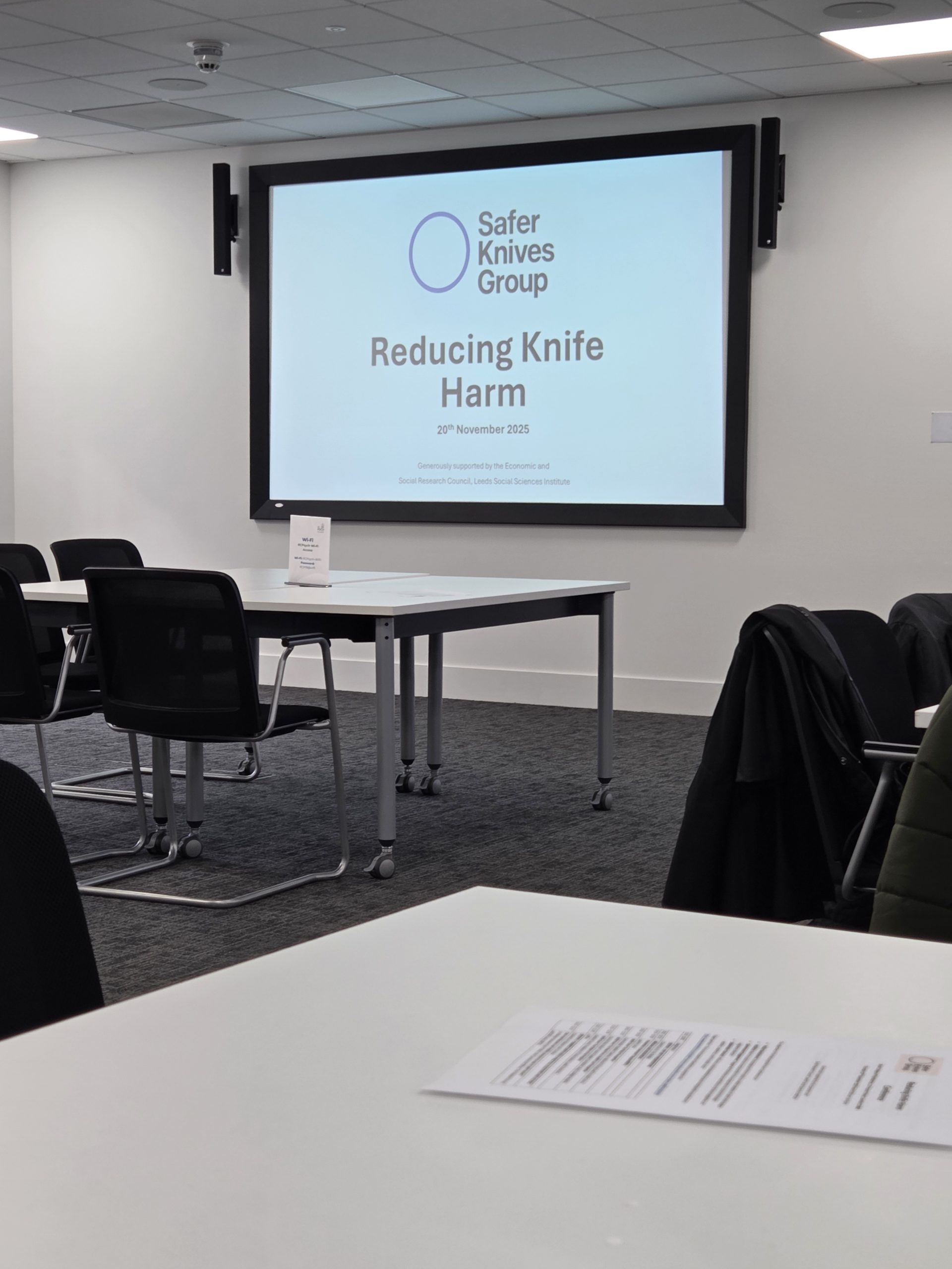 Reducing Knife Harm Conference