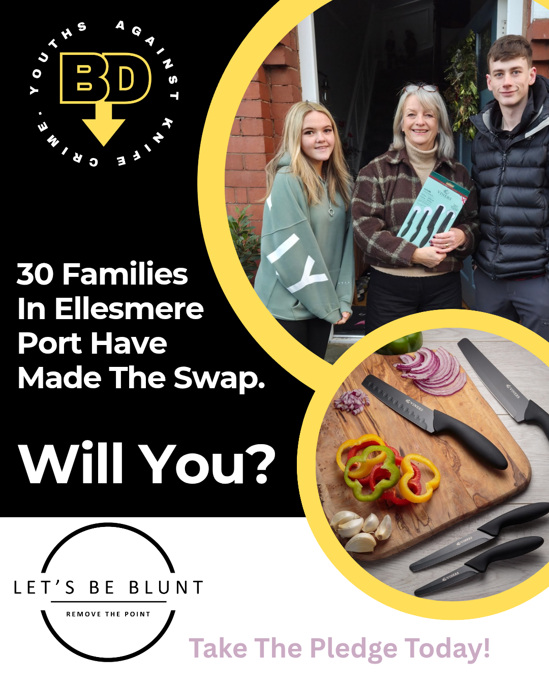 Ellesmere Port Leading the Way with Safer Knife Swaps